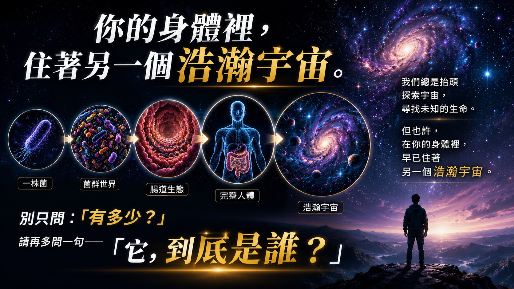 身體裡的微生物宇宙與菌株身分
