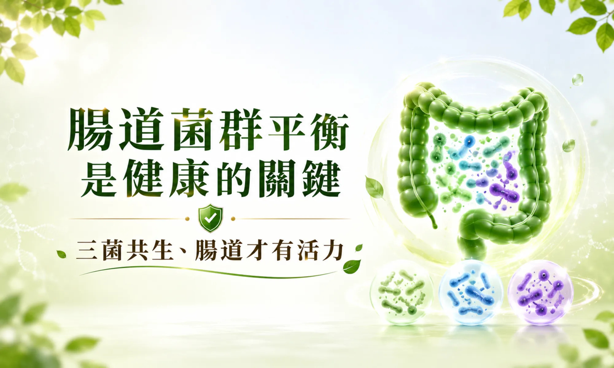 腸道菌群平衡是健康的關鍵