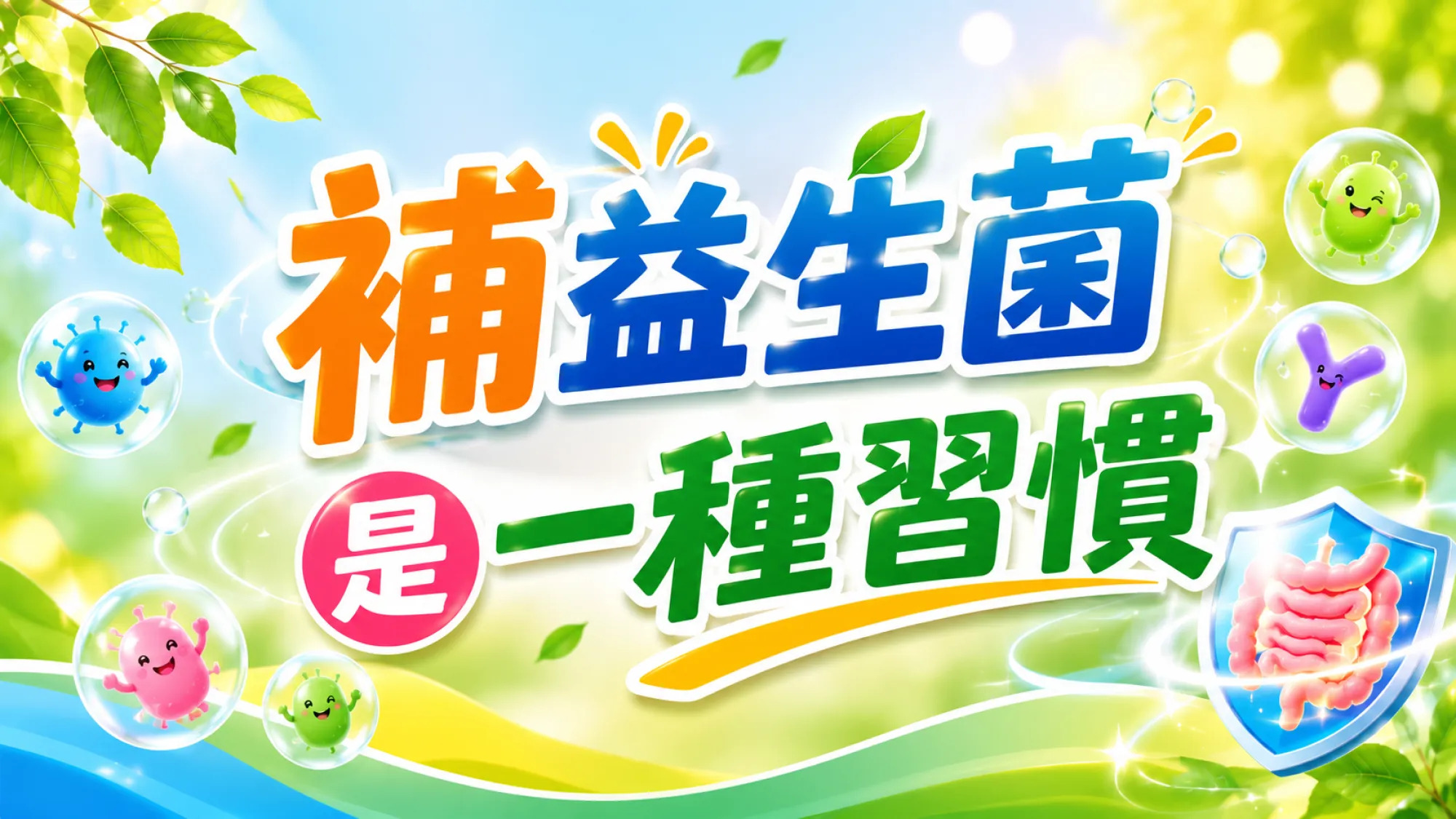 補益生菌是一種習慣