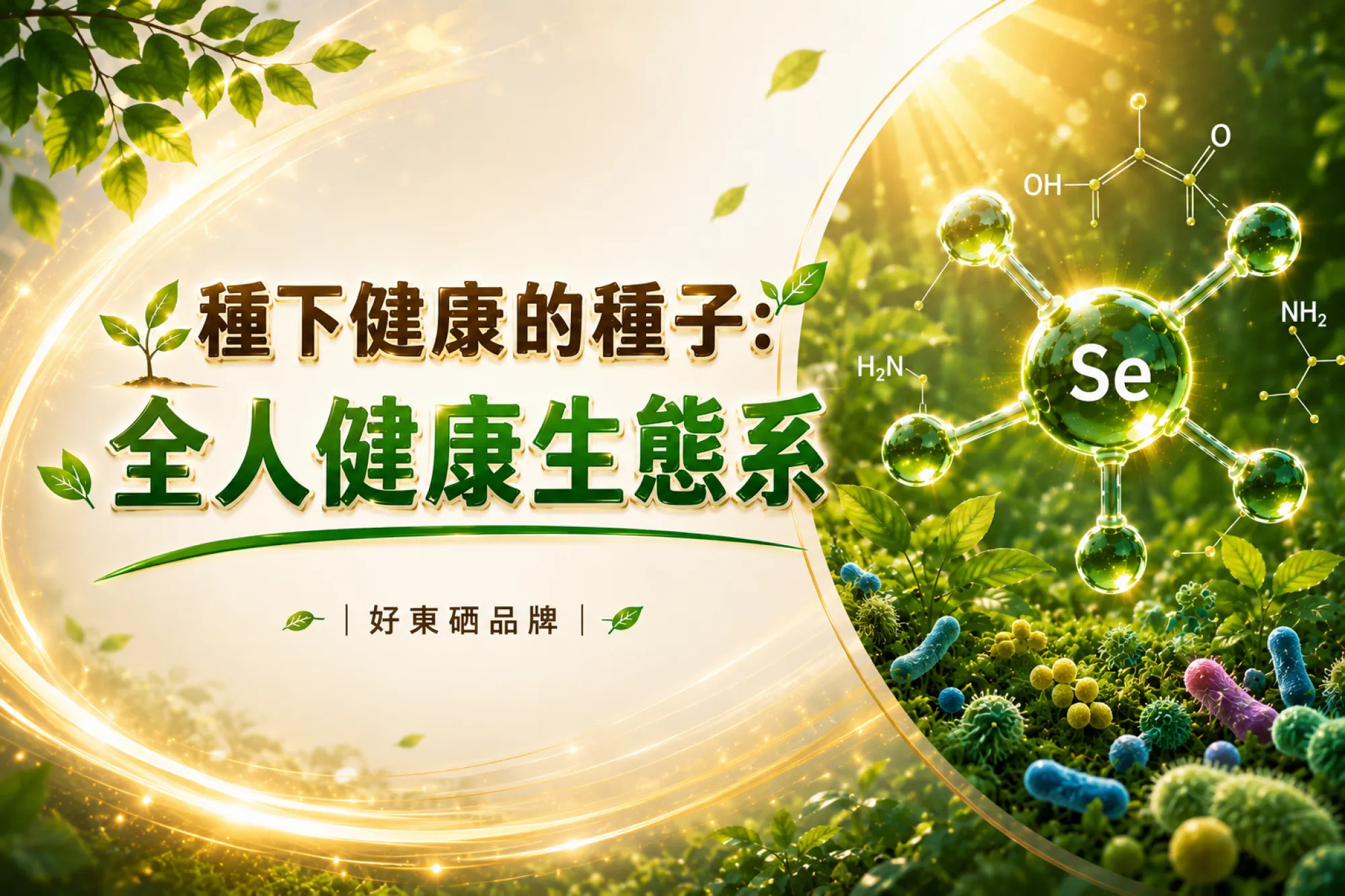 種下健康的種子，全人健康生態系